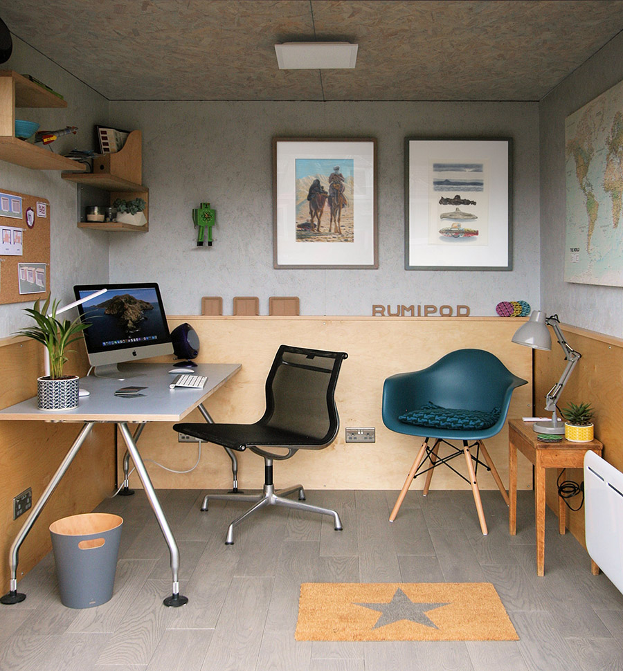 Interior view of Pico garden office