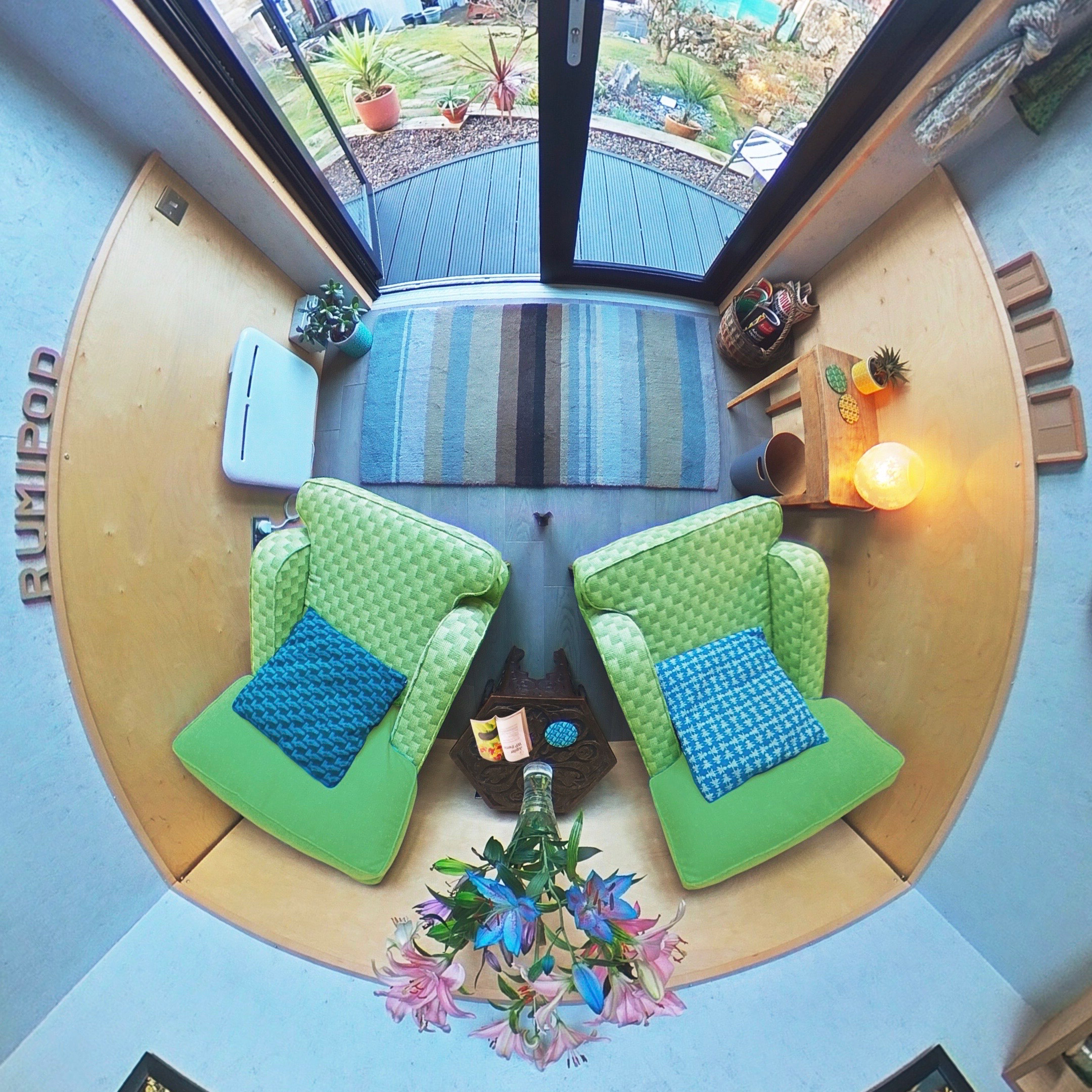 3-360-view-above-sitting-area-1-pico inside of garden room, shown as a sitting area, viewed from above