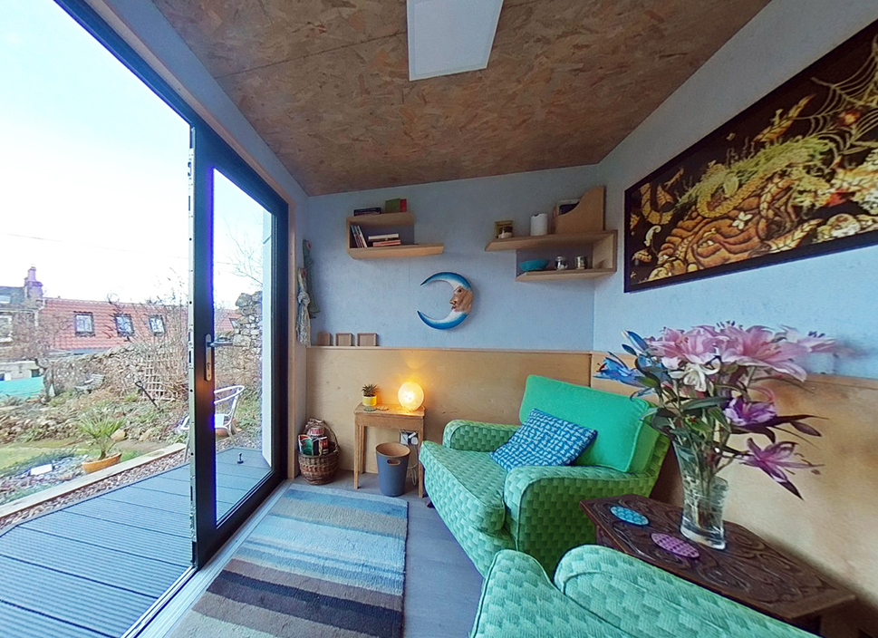 pico-green-chairs-side-1 interior view of garden sitting room